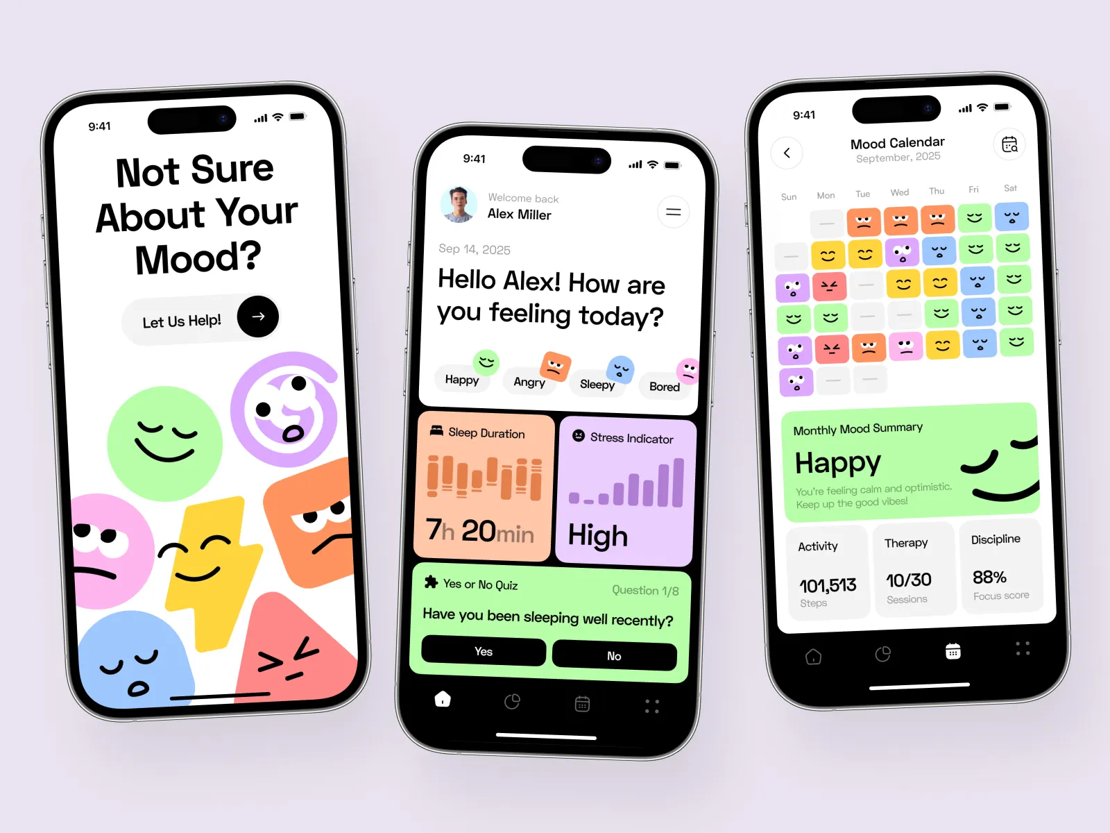 3 capturas crudas de tu app, sin copy ni composición